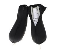 Negro Fundas Para Patines,Fundas Para Botas Para Patines | elásticas para patines de hielo con cremallera - Accesorios de patinaje sobre hielo, fundas negras para patines de hockey para adolesc