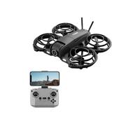 ,Negro,General 1 Power,D26 Mini Drone 4K, Guardia Completa de hélices, Lente eléctrica de 180°, Doble cámara, WiFi FPV, Retorno con un Solo botón, Regalo de cumpleaños o Vacaciones