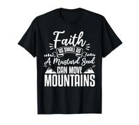 Negro hebreo israelita vestido fe como semilla de mostaza Camiseta