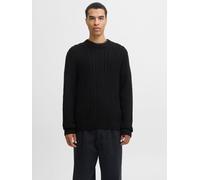 Negro Hombres Acrylic/Cotton Jersey De Punto S EU