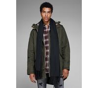 Negro Hombres Acrylic/Recycled/Polyester Bufanda ONE SIZE EU