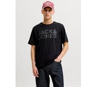 Negro Hombres Cotton Camiseta Logotipo XL EU