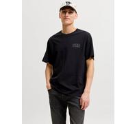 Negro Hombres Cotton Camiseta Logotipo XL EU