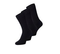 Negro Hombres Cotton/Polyester/Elastane Paquete De 3 Calcetines ONE SIZE EU