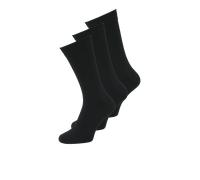 Negro Hombres Cotton/Polyester/Elastane Plus Size Paquete De 3 Calcetines De Tenis 43/46 EU