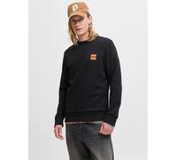 Negro Hombres Cotton/Polyester Sudadera Logotipo L EU