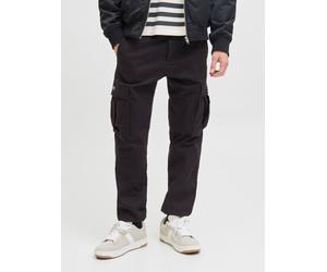 Negro Hombres Cotton/Recycled/Cotton/Elastane Pantalones Cargo Corte Relaxed 29/32 EU