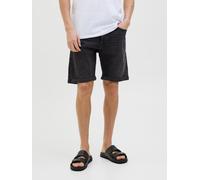 Negro Hombres Cotton/Recycled/Cotton/Elastane Shorts Vaqueros Corte Regular L EU