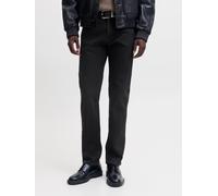 Negro Hombres Cotton/Recycled/Polyester/Polyester/Lyocell/Elastane Jjimike Jjoriginal Ha 682 Noos Vaqueros De Corte Tapered 36/34 EU