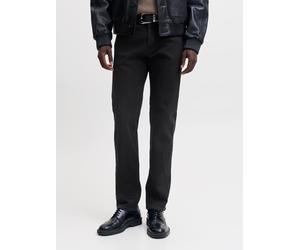 Negro Hombres Cotton/Recycled/Polyester/Polyester/Lyocell/Elastane Jjimike Jjoriginal Ha 682 Noos Vaqueros De Corte Tapered 36/34 EU
