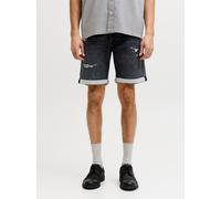 Negro Hombres Cotton/Recycled/Polyester/Recycled/Cotton/Elastane Shorts Vaqueros Corte Regular L EU
