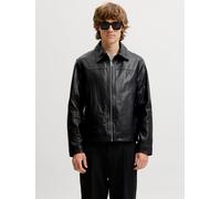 Negro Hombres Lining/Recycled/Polyester/Outer/Lamb/Leather Chaqueta De Cuero XXL EU
