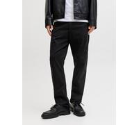 Negro Hombres Organic/Cotton/Cotton/Elastane Pantalones Corte Regular 29/32 EU