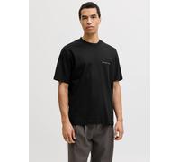 Negro Hombres Organic/Cotton/Elastane Camiseta XS EU