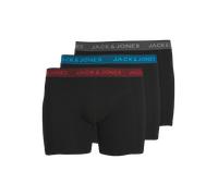 Negro Hombres Organic/Cotton/Elastane Plus Size Paquete De 3 Bóxers EU4XL US2XL EU