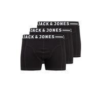 Negro Hombres Organic/Cotton/Elastane Plus Size Paquete De 3 Bóxers EU4XL US2XL EU