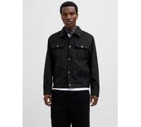 Negro Hombres Polyester Chaqueta De Gamuza Sintética XL EU