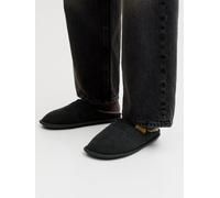 Negro Hombres Polyester Pantuflas 43 EU