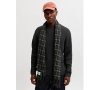 Negro Hombres Polyester/Wool Bufanda ONE SIZE EU