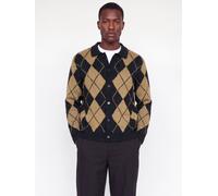 Negro Hombres Recycled/Polyester/Acrylic/Nylon/Wool/Elastane Cárdigan De Punto XXL EU