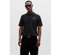Negro Hombres Recycled/Polyester/Organic/Cotton/Elastane Polo S EU