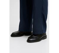 Negro Hombres Upper/Cow/Leather/Inner/Cow/Leather/Insole/Polyester/Sole/Rubber Zapatos Con Punta De Mocasín 40 EU