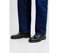 Negro Hombres Upper/Polyester/Inner/Polyester/Insole/Polyester/Sole/Rubber Botas Con Cordones 44 EU