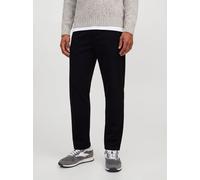 Negro Hombres Viscose/Nylon/Elastane Pantalones Holgados Corte Loose XS EU