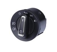 NEGRO Interruptor de faro, Compatible for Cupra, SEAT, Ateca KH7 2016-2024, accesorios de ajuste Modificati de actualización automática for coche interruptor del controlador de la luz antiniebla delan