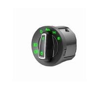 NEGRO Interruptor de faro, Compatible for Skoda, Yeti 5L 2009-2017, accesorios de coche, sintonización automática de actualización automática interruptor del controlador de la luz antiniebla delantera