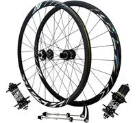 Negro,Juego De Ruedas De Carretera con Freno De Disco 700C, Llantas De Doble Pared De Aleación De Aluminio, Liberación Rápida, Ruedas Delantera Y Trasera De Bicicleta 1800G Rueda De Carretera
