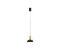 Negro Lámpara Colgante Redondo Ø15 , 5cm Metal Latón GU10 Pendelleuchte Comedor