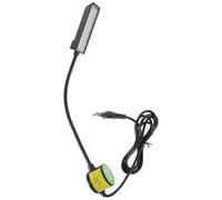 Negro Lámpara LED con Montaje Magnético para Máquina de Coser | ABS, Cable de 1,4m y Enchufe Eu, para Talleres de Costura y Máquinas Metálicas