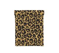 Negro Leopardo Amarillo, Squeeze Top Wallet Bolsa de Almacenamiento para Mujer Monedero pequeño Bolsa de Cambio