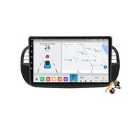 Negro,M6 Pro3,Android 15.0 Coche 2 DIN Estéreo Sustitución para F-iat 500 2007-2015 Radio GPS Sat Navi 9''Cartablet Multimedia Vídeo Reproductor BT FM Receptor con Android Auto Carplay