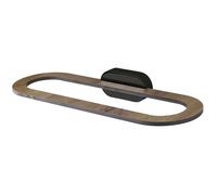 Negro Mate/Marrón 310mm Toallero Toallas Baño WC Montado Pared