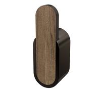 Negro Mate/Marrón Solo Gancho Para Colgar Toallas Baño WC Montado Pared