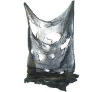 Negro Miedo Paño Malla Halloween Decoración de Fiesta Talla 75 x180cm