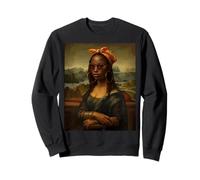 Negro Mona Lisa Afro Braids African American Bandana Brazaletes Sudadera