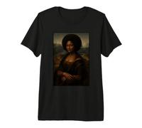 Negro Mona Lisa Afro Negro Mona Lisa Camiseta Premium