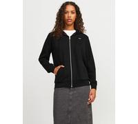 Negro Mujeres Cotton/Recycled/Polyester Jxabbie Sudadera Con Cremallera XS EU