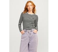 Negro Mujeres Organic/Cotton/Elastane Jxceline Camiseta De Manga Larga XS EU