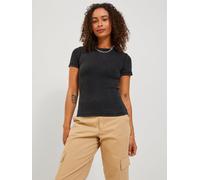 Negro Mujeres Organic/Cotton/Elastane Jxfrankie Camiseta XS EU