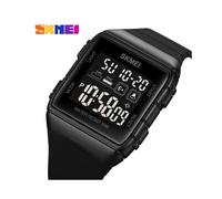 (Negro Negro) SKMEI Reloj deportivo simple de moda para hombres Relojes militares Reloj despertador