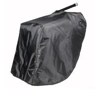 Negro Oxford tela a prueba de viento pierna cubierta para scooter eléctrico con forro de piel de cordero cálido invierno rodilla calentador manta delantal