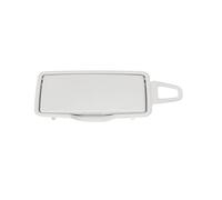 NEGRO Panel de parasol for visera de coche, Compatible for Clase S W222 2228108700, carcasa for espejo de vanidad Tapa del espejo de visera solar automática(Left Light Gray)