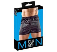 Negro Pantalones Von Svenjoyment De Ligero Elástico Satinado Léger Corte