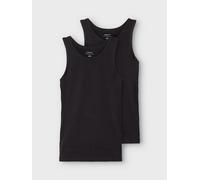 Negro Paquete De 2 Camiseta De Tirantes