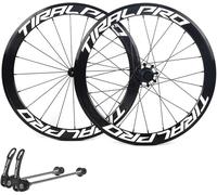 Negro,Par De Ruedas De Bicicleta De Liberación Rápida con Freno En Llanta, Rueda De Bicicleta De Carretera 700C, Soporte De Llanta De Aleación De Aluminio 20/24H, Cassette 7/8/9/10/11 Velocidades