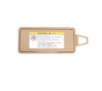 NEGRO Parasol for coche, cubierta espejo, Compatible for W221 Clase S W216 Clase CL 2218104117, accesorios interiores, maquillaje y cosméticos Tapa del espejo de visera solar automática(Left Beige)